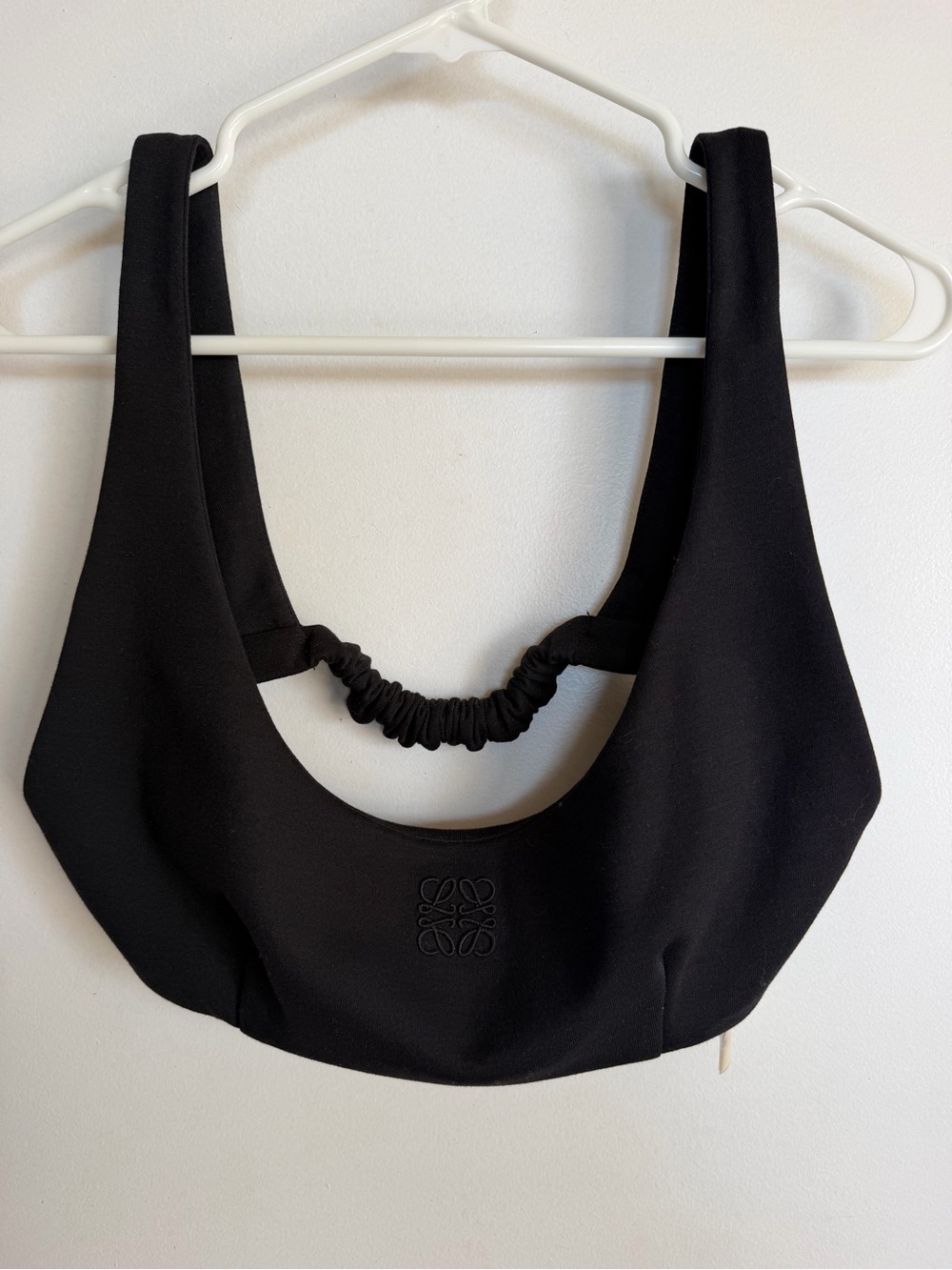 Loewe Black Scoop-Back Bralette/Crop top